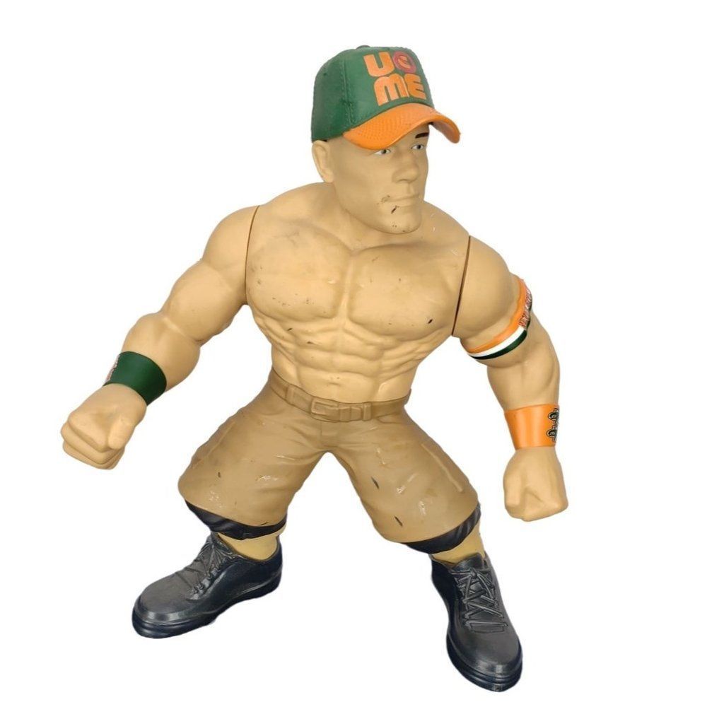 WWE 3-Count Crushers John Cena Talking Action Figure Doll Mattel 2016 15"